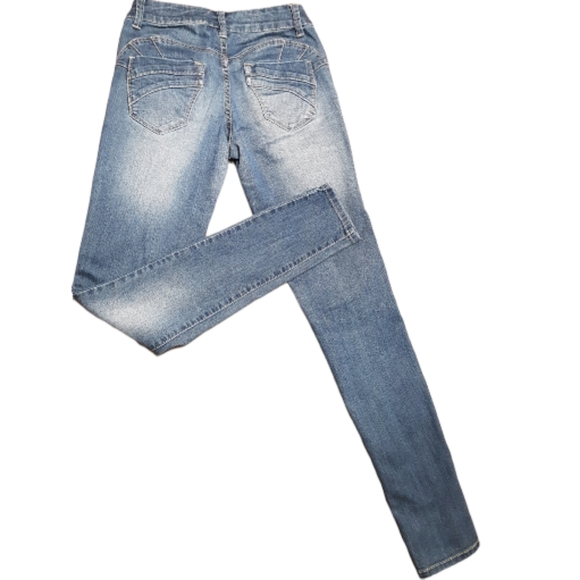 Blue Asphalt- Low- Rise Skinny Jeans - Picture 3 of 6